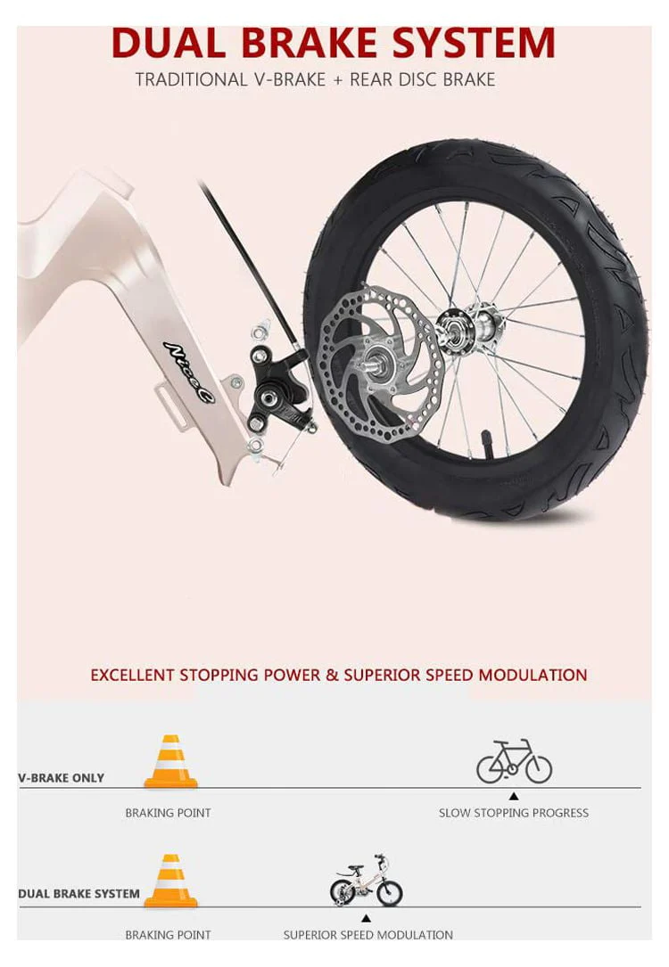 Nice C 12 In., BMX Kids Bicycle, Champagne