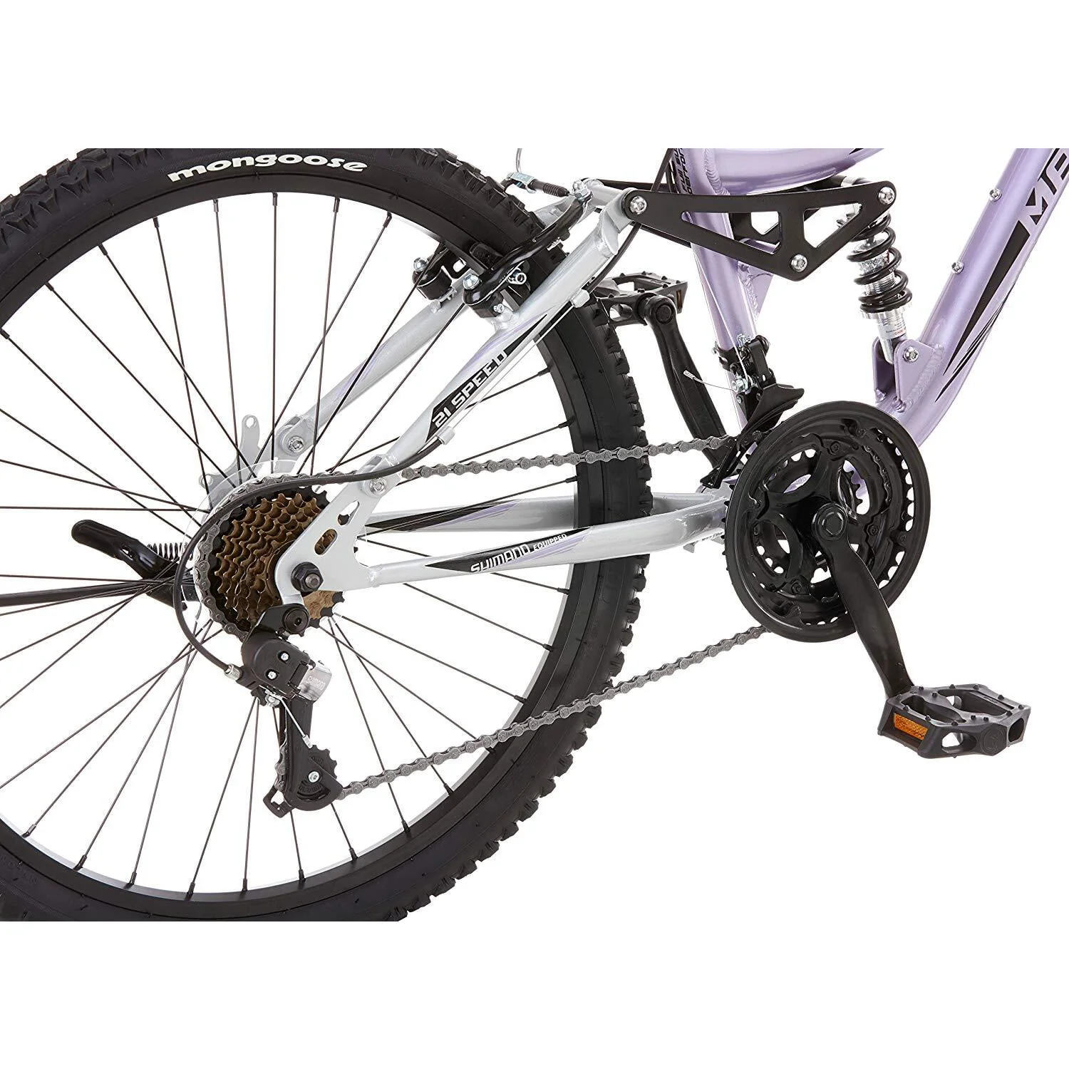 Mongoose Maxim Bicycle-Color:Lavender,Size:24