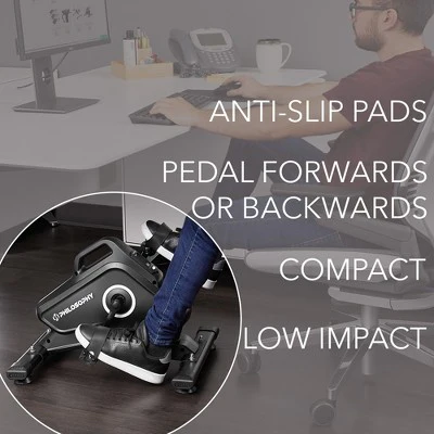 Under Desk Bike Pedal Exerciser - Professional Mini Exercise Cycle