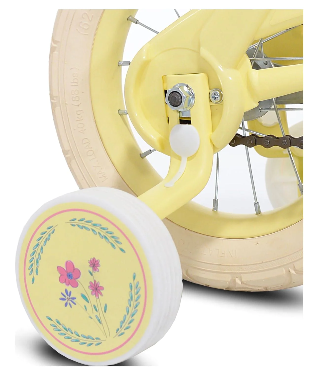 Kent Bicycle 12-inch Girls Mila Child Bicycle, Yellow