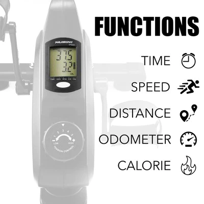 Under Desk Bike Pedal Exerciser - Professional Mini Exercise Cycle