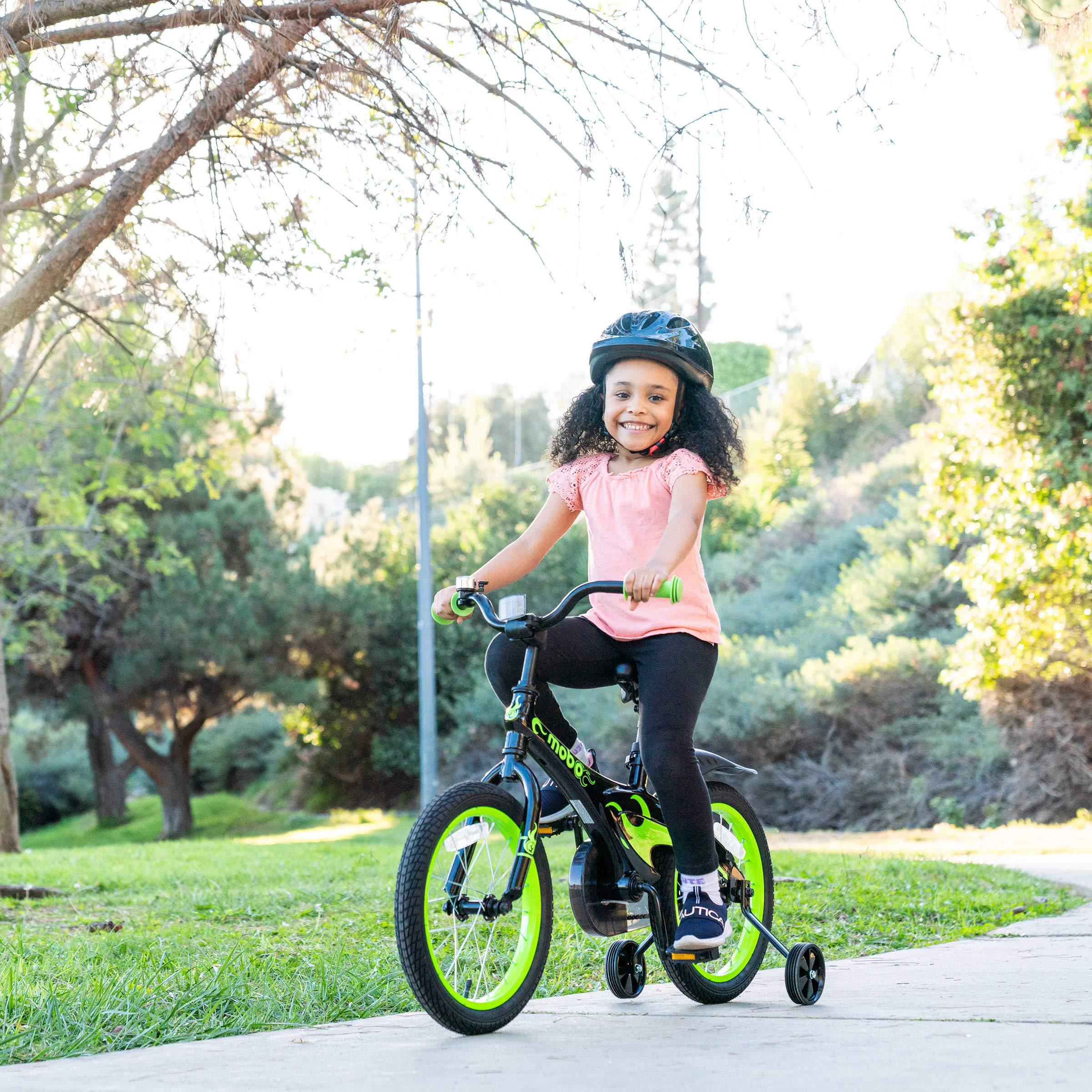 Mobo Cruiser mobo childrens-road-bicycles lite bike w/training wheels. 16 bicycle for 4-6 years olds green