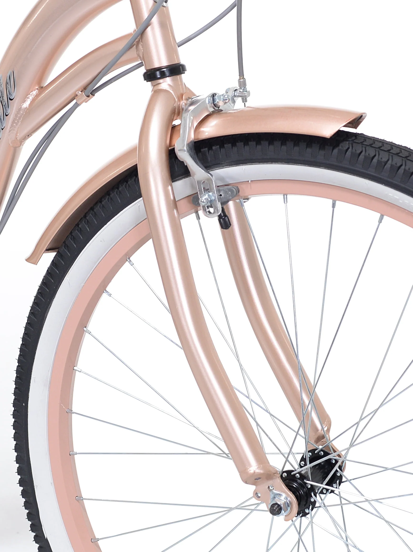 26 in. Bayside Women's Cruiser Bike, Rose Gold