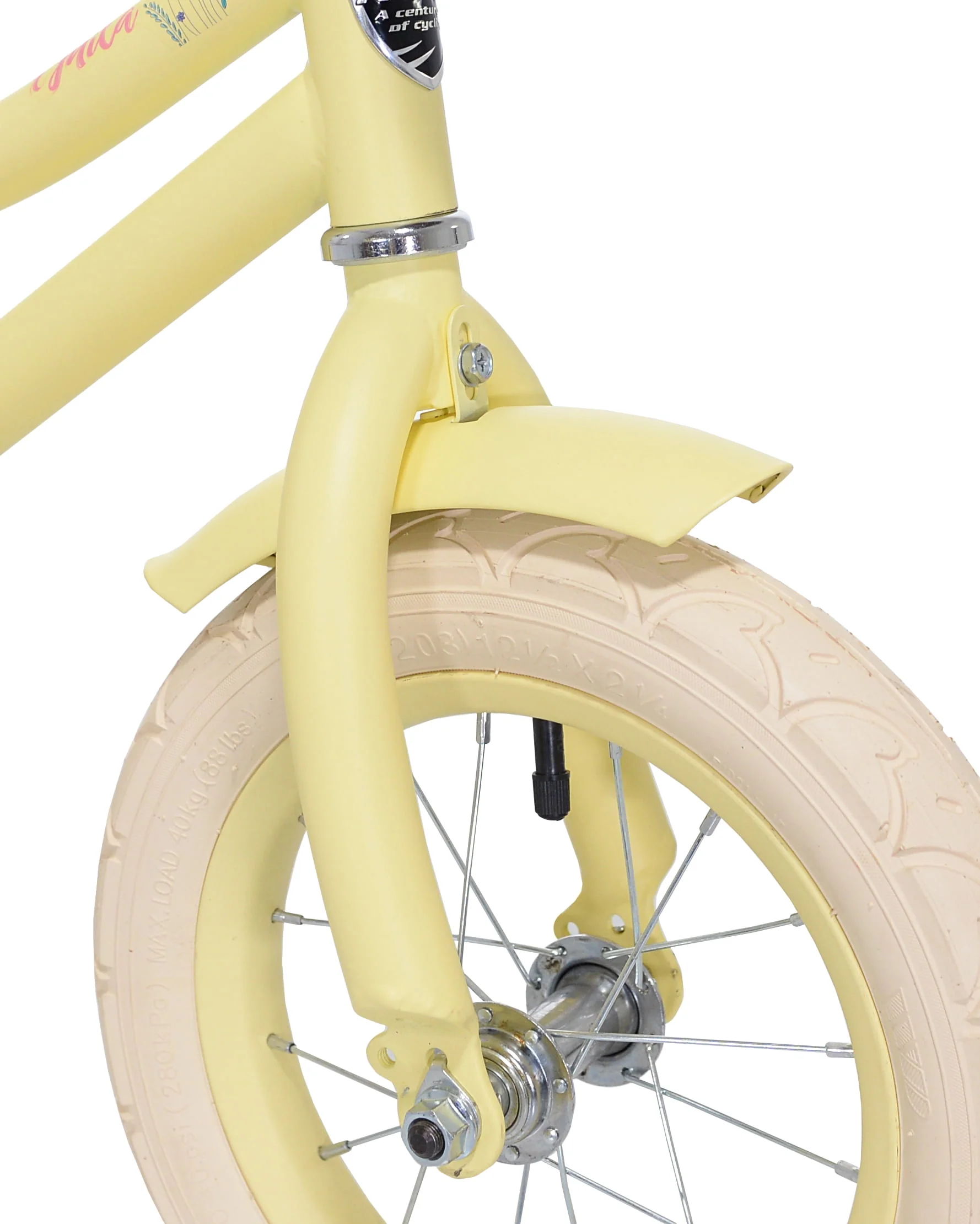 Bicycle 12-inch Girls Mila Child Bicycle, Yellow