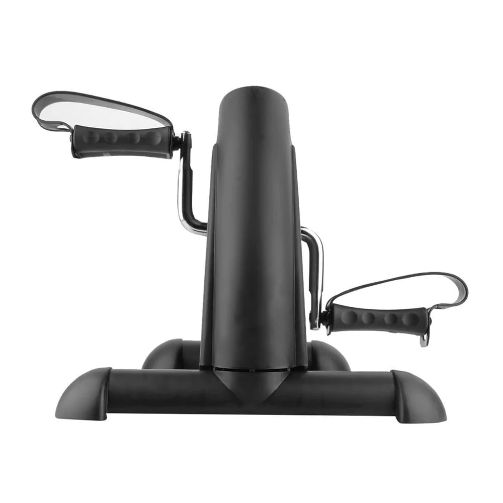 Zimtown Fitness Cycling Exerciser Mini Pedal Exercise Bike, Under Desk Elliptical Bicycle Trainer with LCD Display, for Indoor Home Gym Cycle, Leg Arm Workout, Black