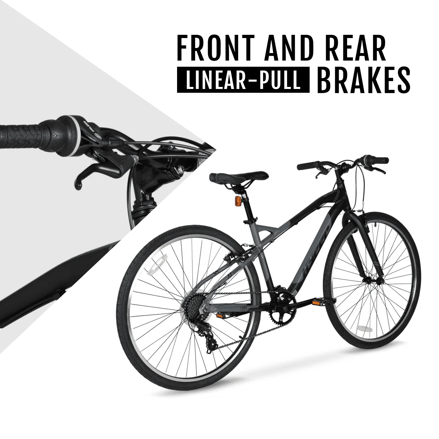 Bicycle 700c Adult Urban Bike, Gray