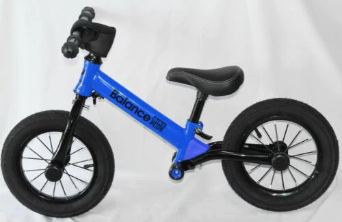 Balance Bike Plus Bicycle Kid Toddler Metal Two Wheel Suspension Racing 2-6 Age