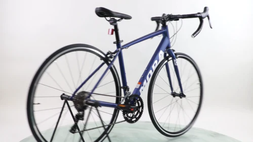 Road bike speedbike road bike size 48 aluminum very light 700C red blue gray-white