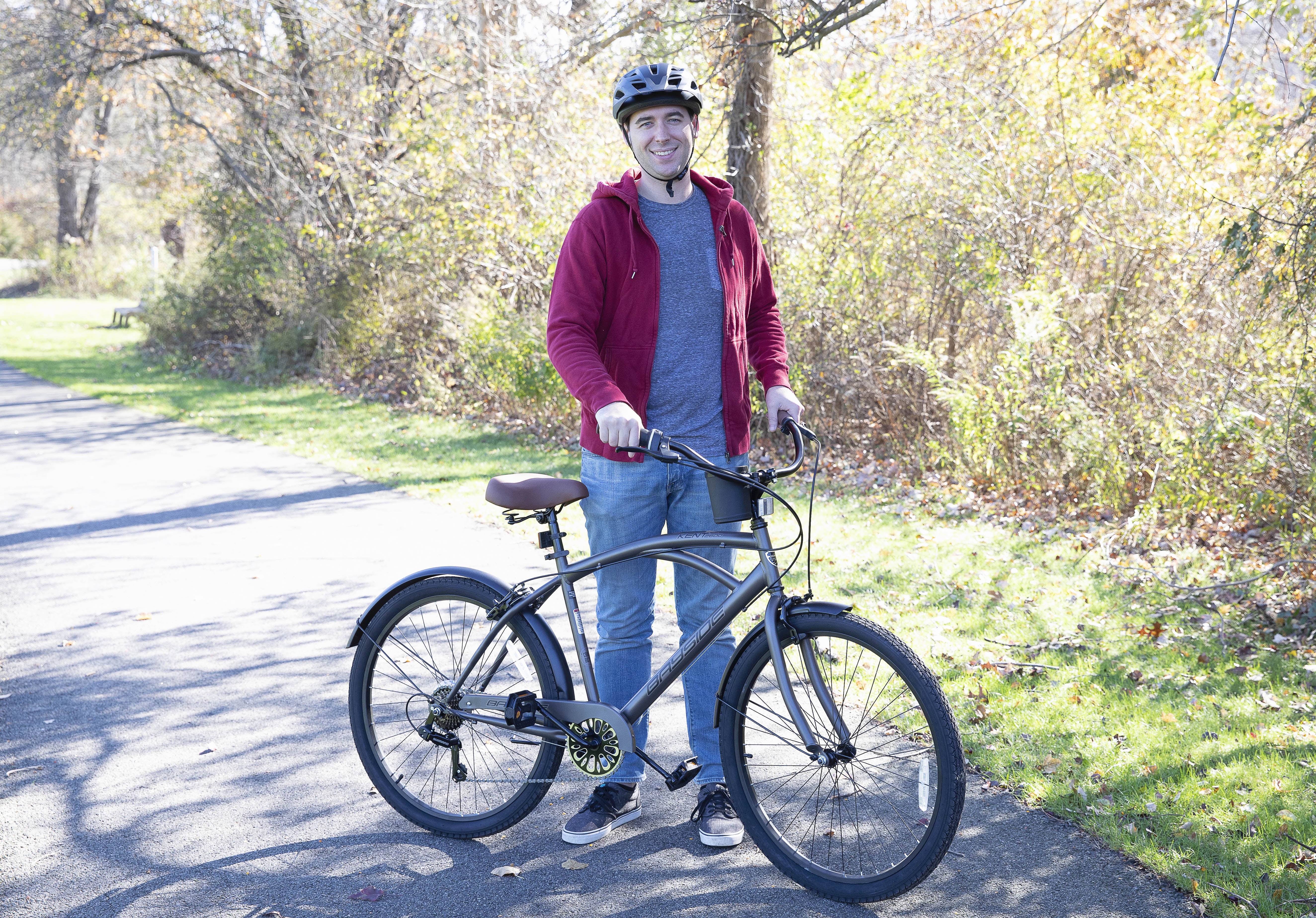 26 In. Bayside Men's Cruiser Bike, Satin Cocoa