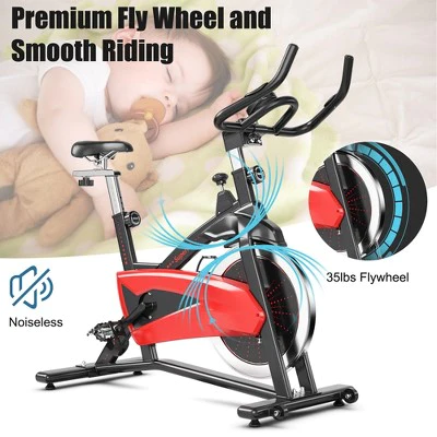 Superfit Fitness Cycling Bike Magnetic Exercise Bike W/35Lbs Flywheel Home Gym