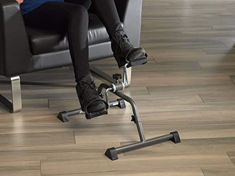 Drive Medical Pedal Exerciser with Attractive Silver Vein Finish, Silver Vein (Knock down)