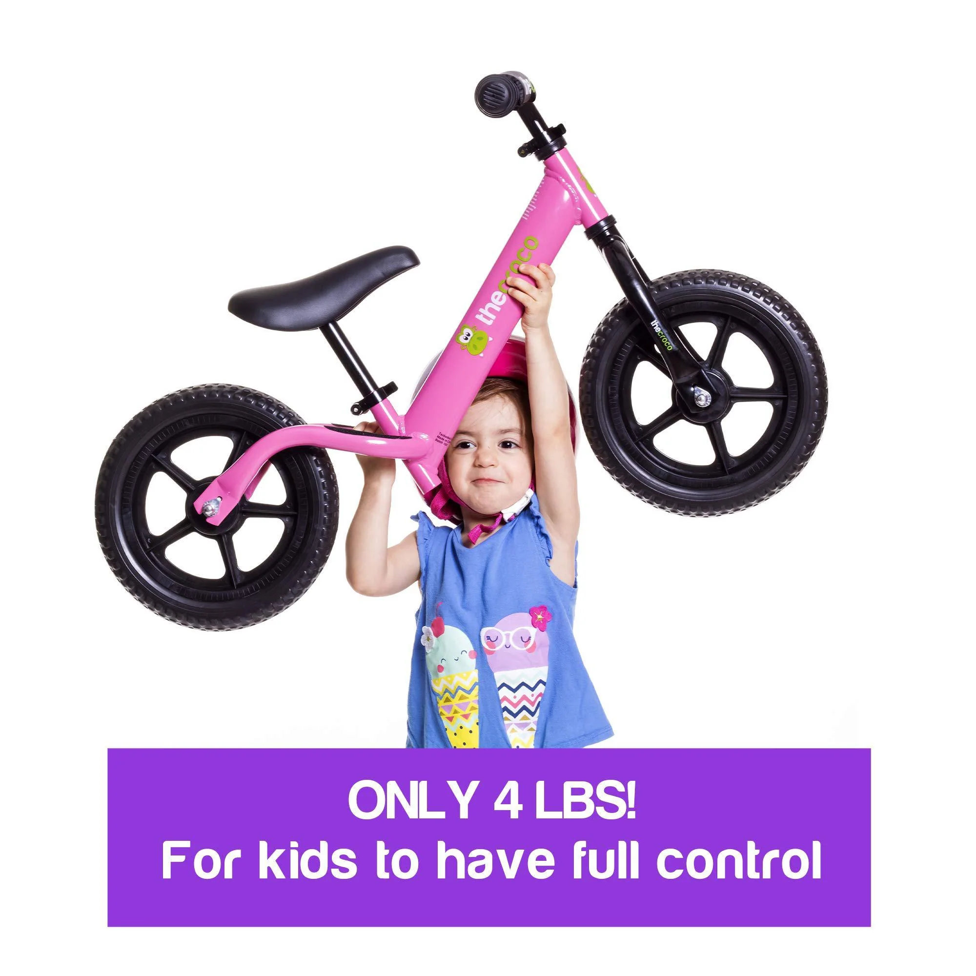 TheCroco the original croco ultra lightweight and sturdy balance bike.2 models for 2, 3, 4 and 5 year old kids. unbeatable features. t