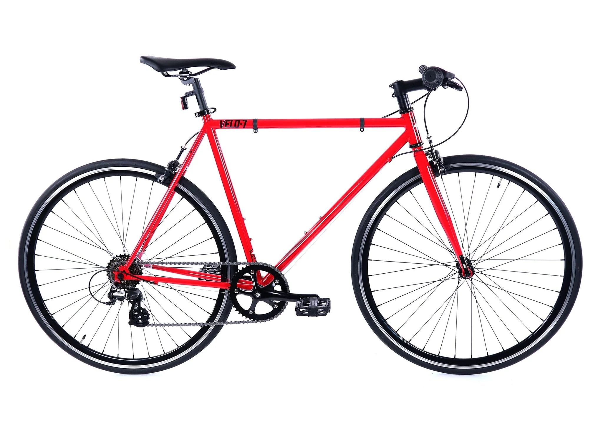 Golden Cycles Velo-7 Urban Commuter Bike, 7 Speed Golden Series Road Bike with 700c Wheels