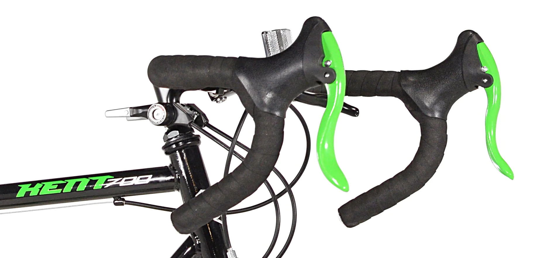 700c RoadTech Men's Bike, Black/Green