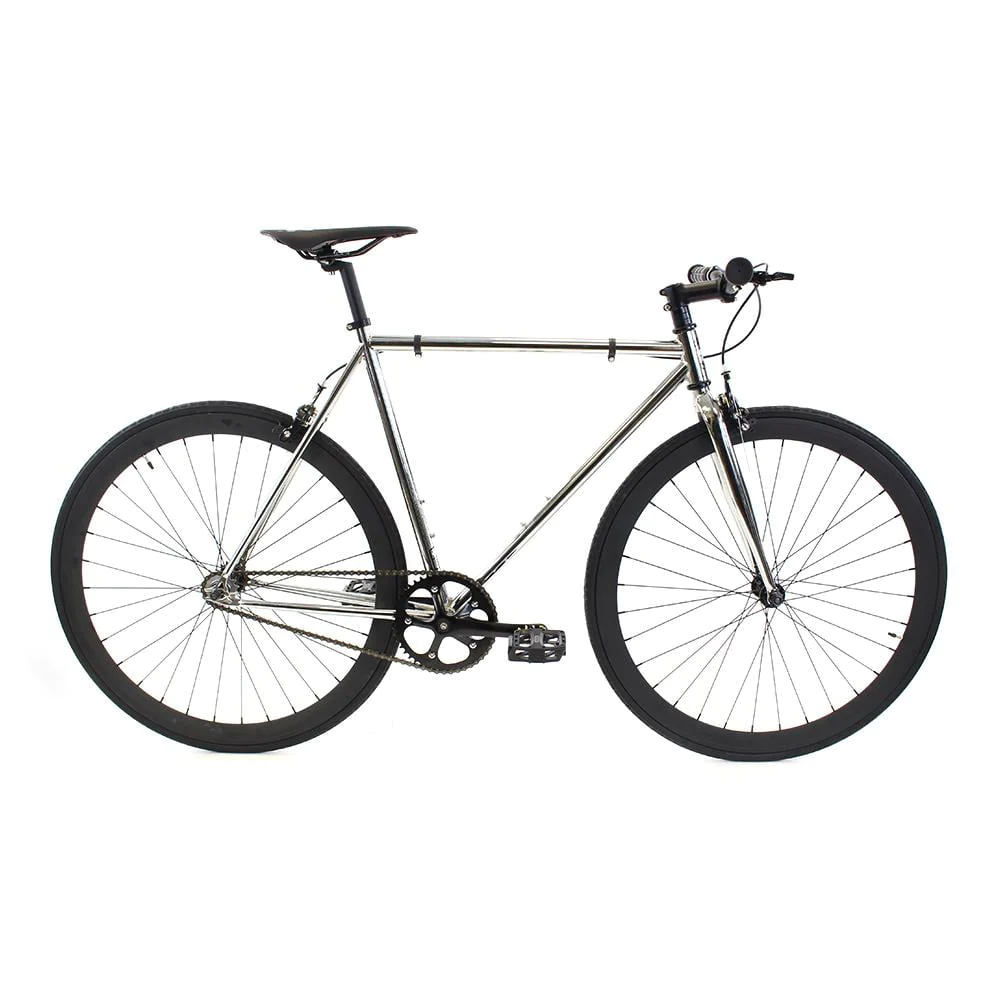 Golden Cycles Chrome Chrome/Black Fixed Gear 55 cm