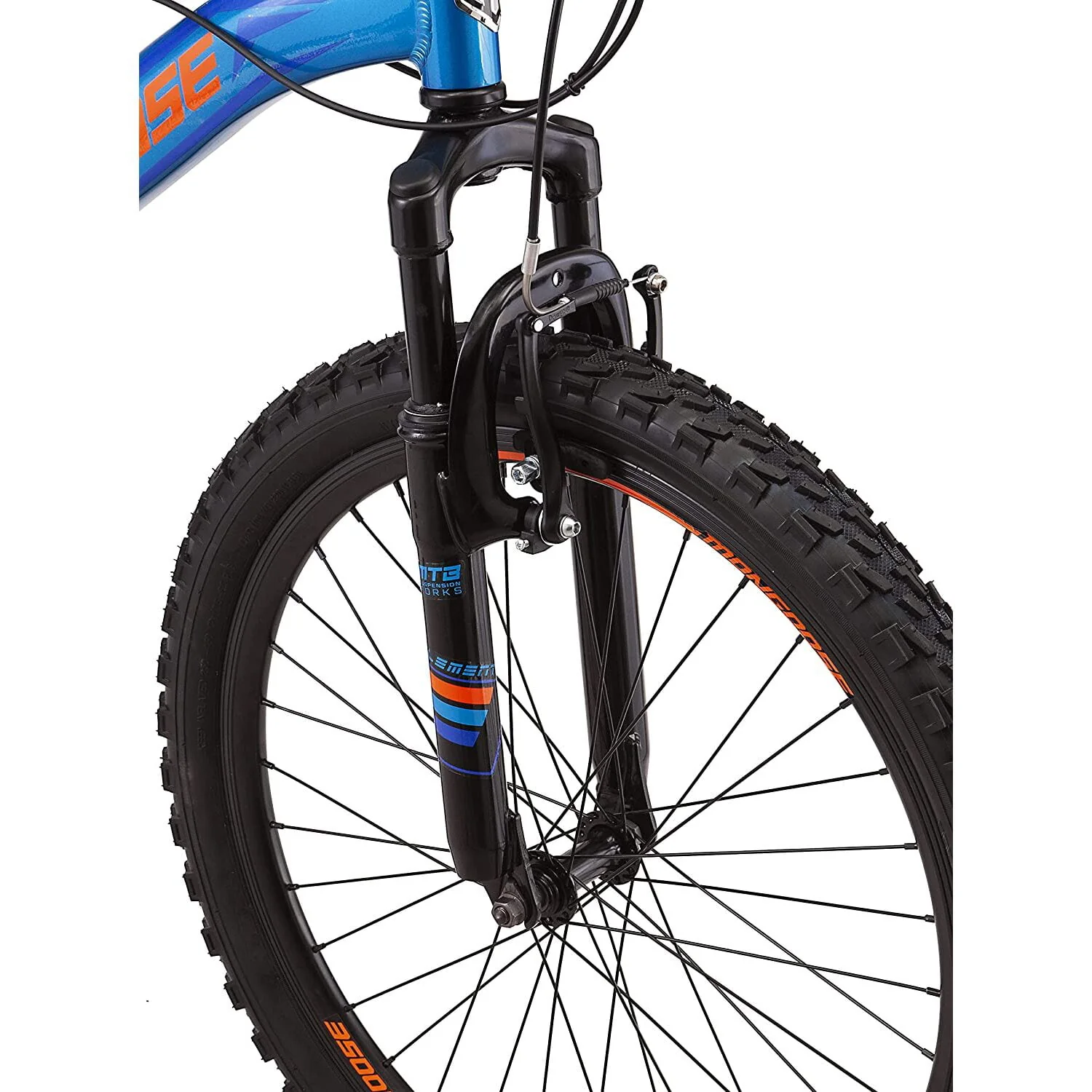 Mongoose Boys' Flatrock 24 in Mountain Bike, Blue