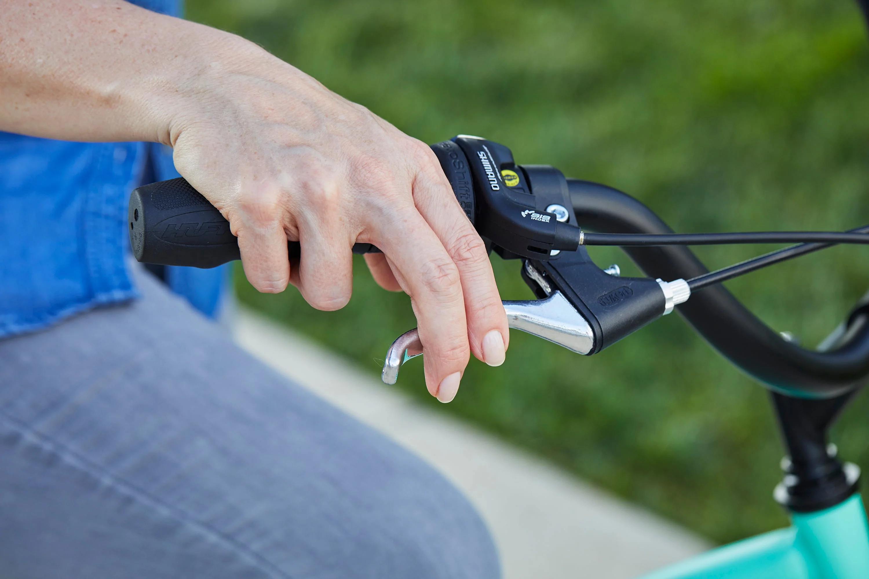 26-In. Women's Lockland 7-Speed Cruiser Bike, Sea Foam, Green