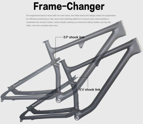 AIRWOLF FULL Suspension Carbon Mountain Bike Frame 29ER MTB Fiber 148*12mm