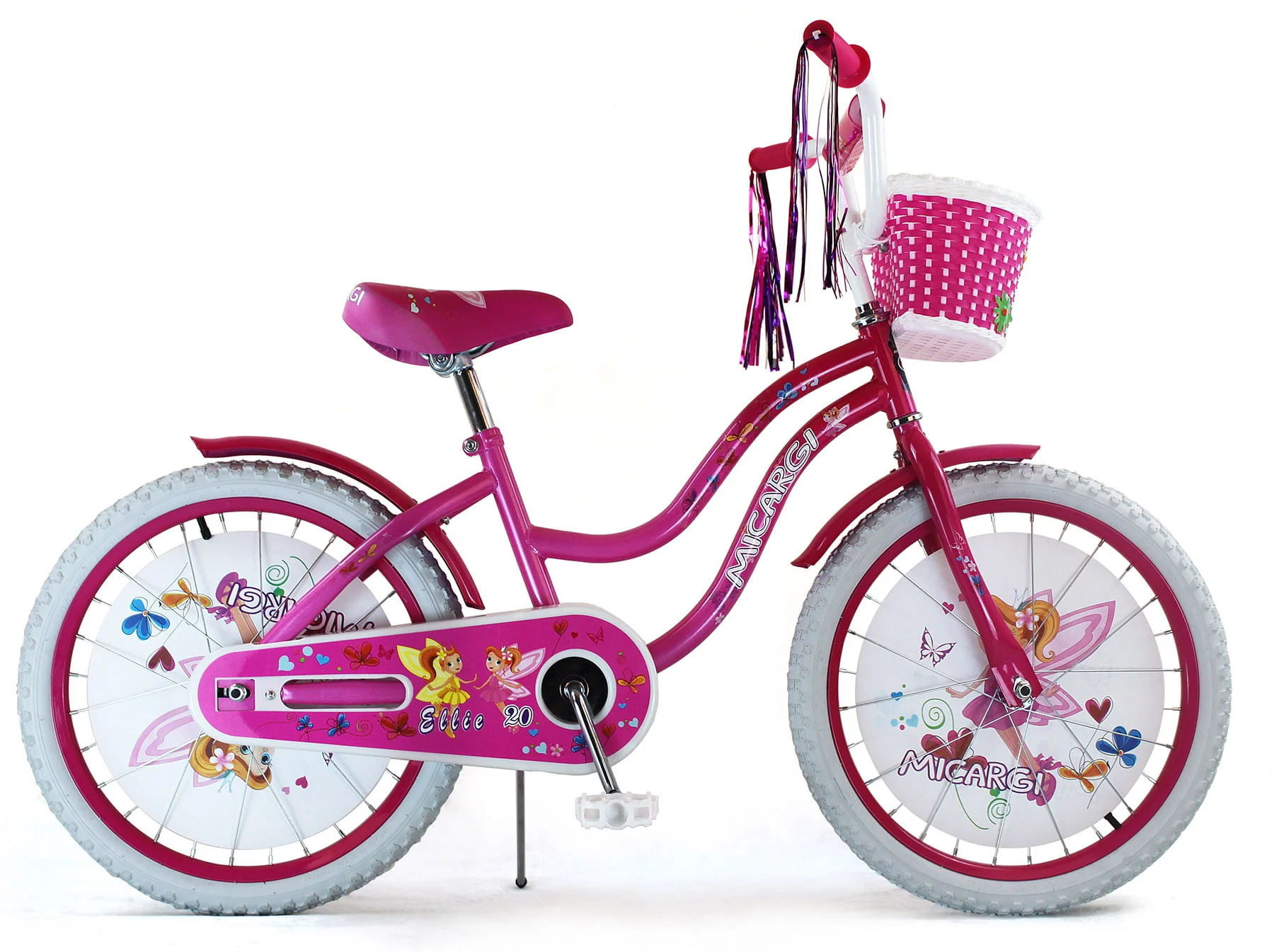 ELLIE-G-20-HPK-PK 20 in. Girls Bicycle, Hot Pink and Pink