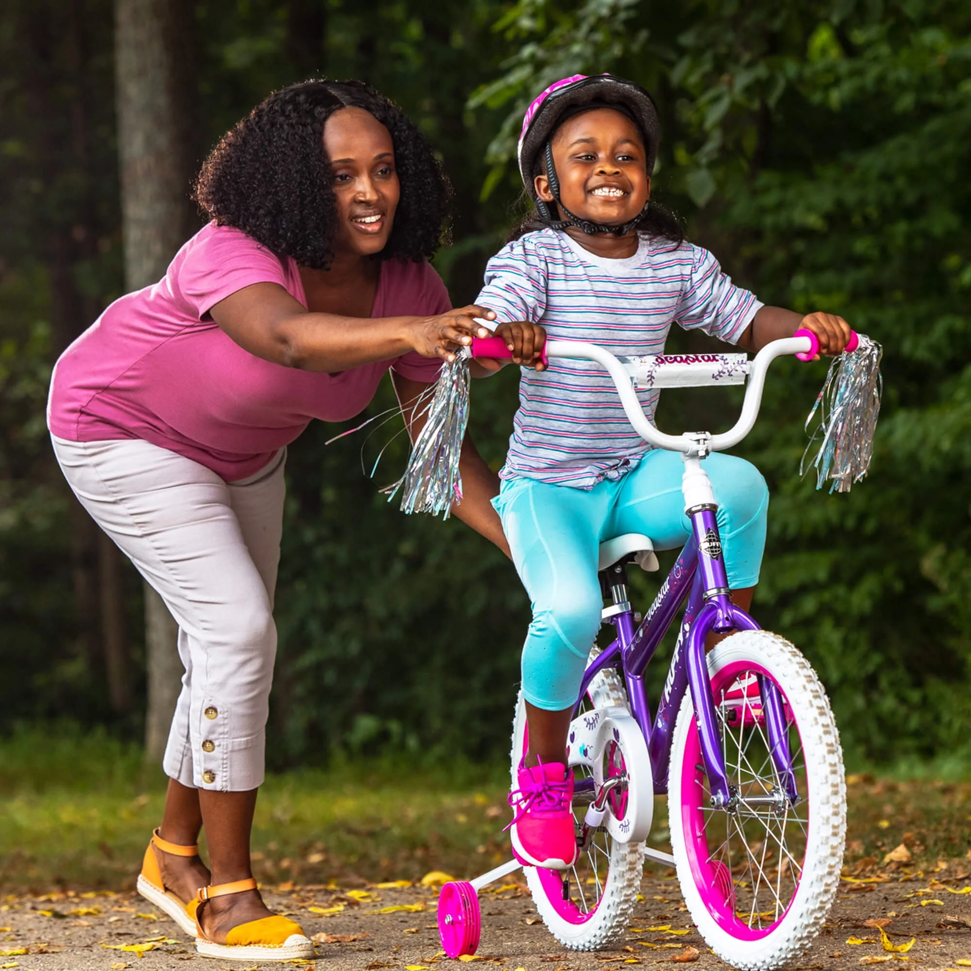 18 in. Sea Star Girl Bike, Metallic Purple