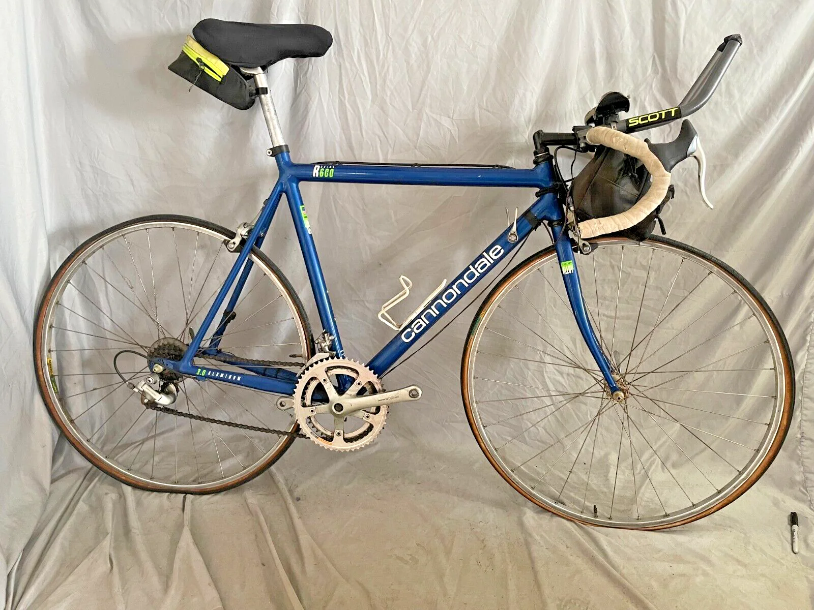 1990 Cannondale R600 Touring Road Bike 58cm Large Shimano 105 Fast USA Shipper!!