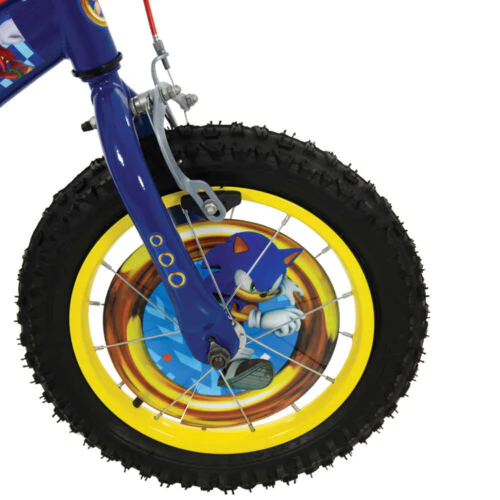Sonic Kids Bike 14" Wheel Cycling Bicycle Single Speed - Blue Yellow