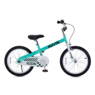 RoyalBaby Formula Kids Bike with Kickstand, Dual Hand Brakes, and Adjustable Handlebar & Seat, for Boys and Girls Ages 3 to 10