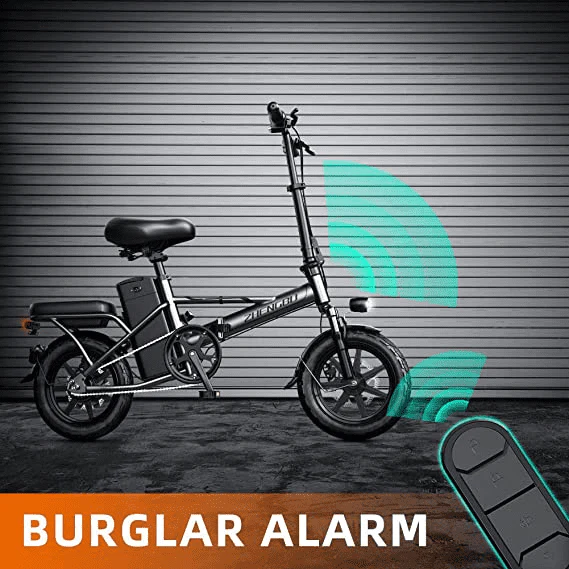 Folding Electric Bike,500W 48V 18AH Battery,19 MPH Electric City Road Bicycle,Grey