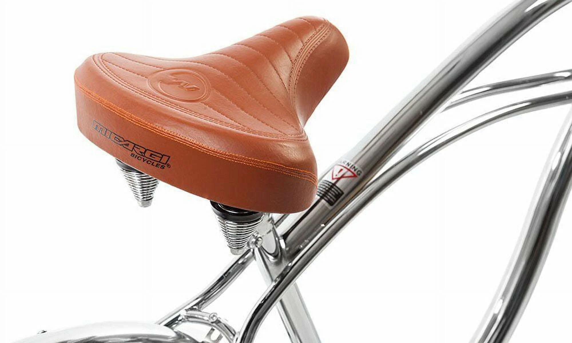 Micargi Cougar GTS, Chrome Men's 26 In. Beach Cruiser Bike