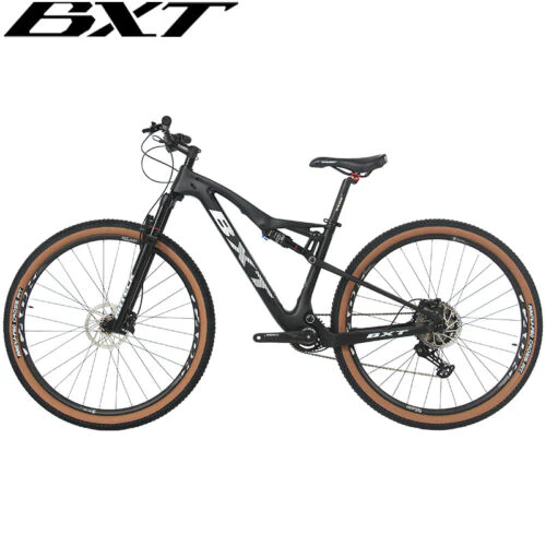 29in Plus Carbon Fiber Full Suspension Mountain Bike 11S Carbon MTB Bicycles New