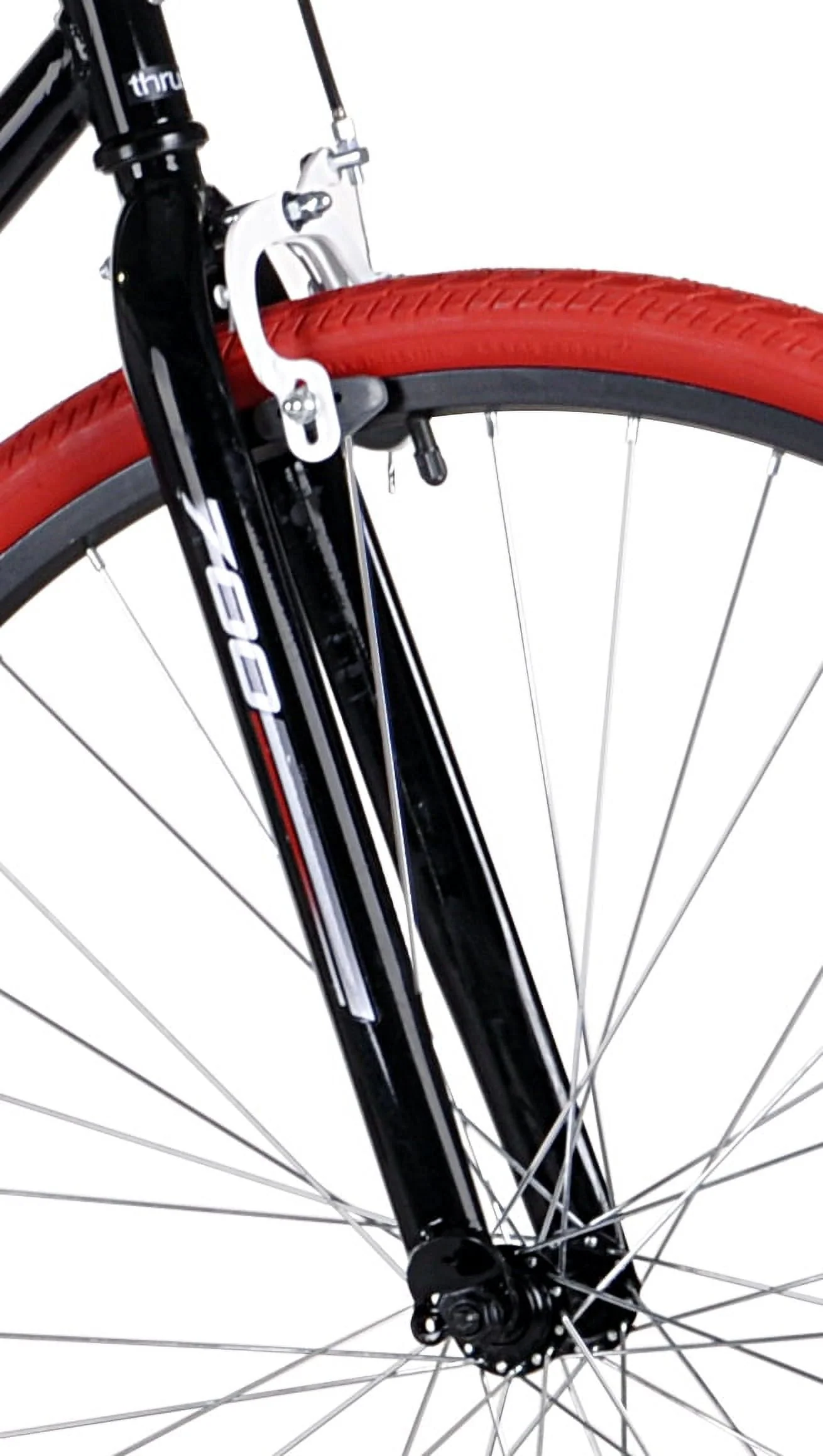 Kent 700c Thruster Fixie Men's Bike, Black/Red