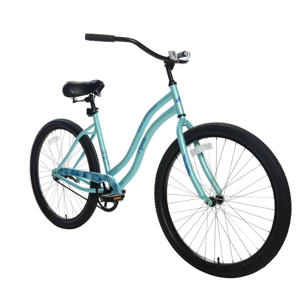 APOLLO Beach Commander, 26 In., Single Speed Cruiser Bike, Sky Blue