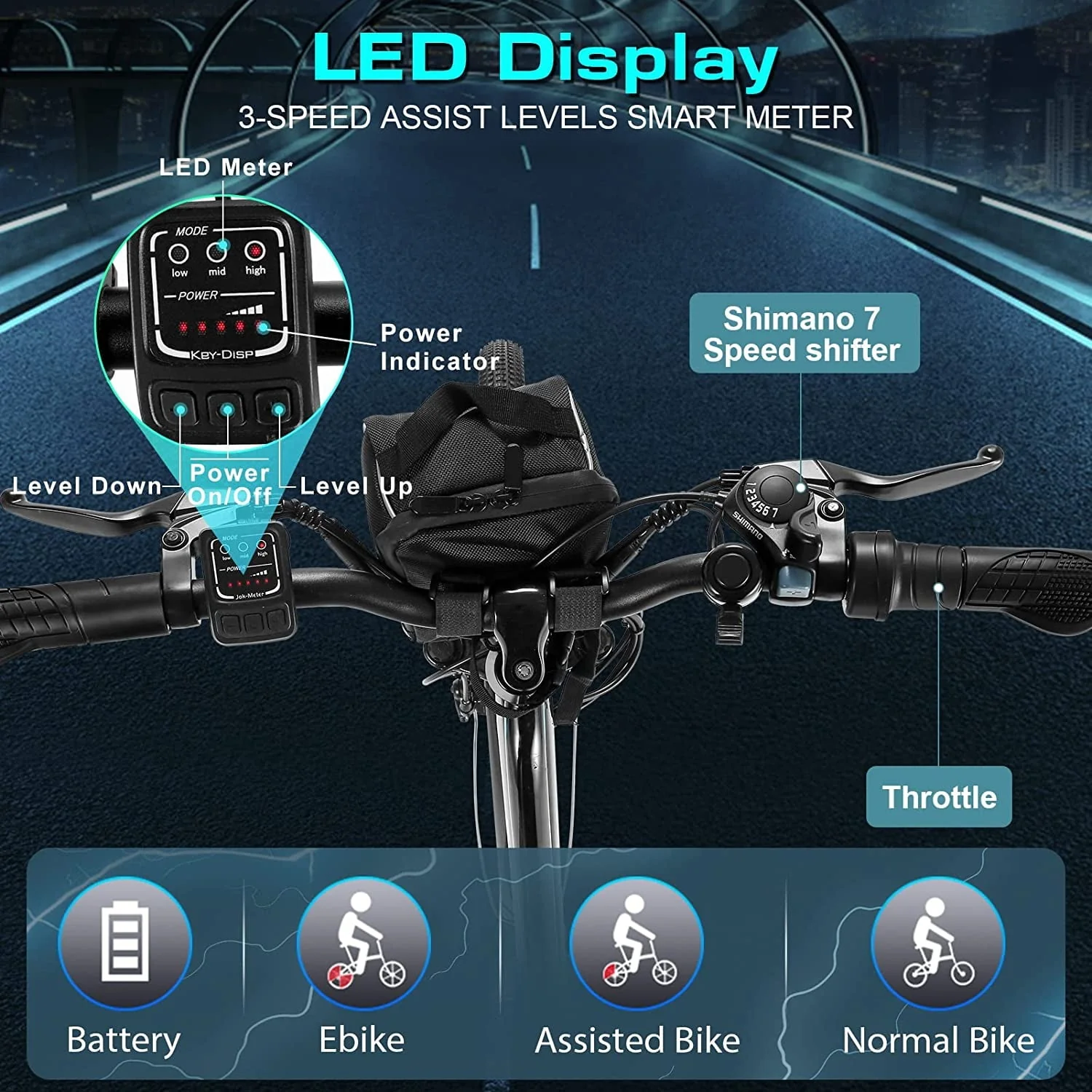 Vivi Electric Bike 26