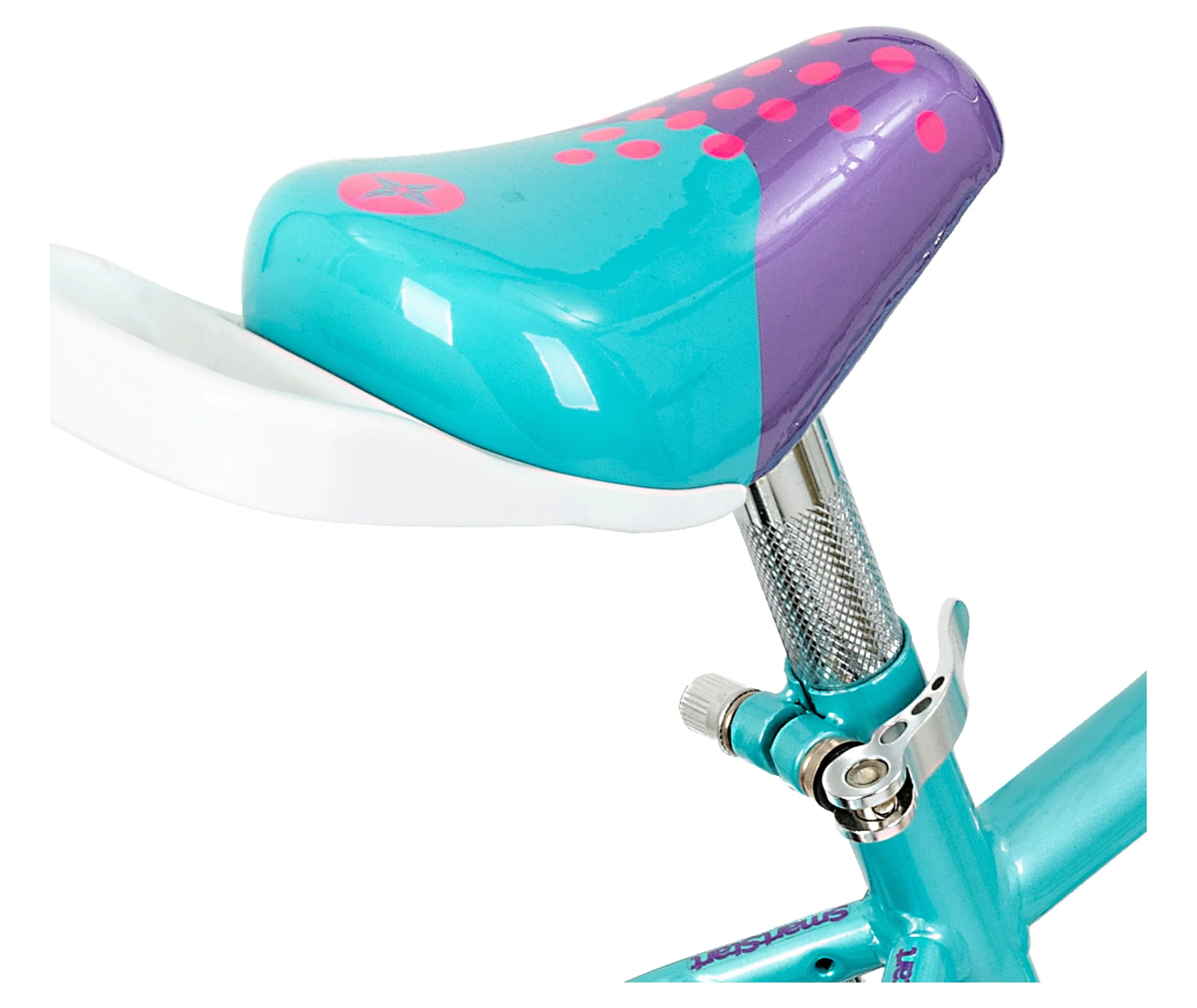 Schwinn 12-in. Breeze Girls Kids Bike with Basket, Teal & Purple