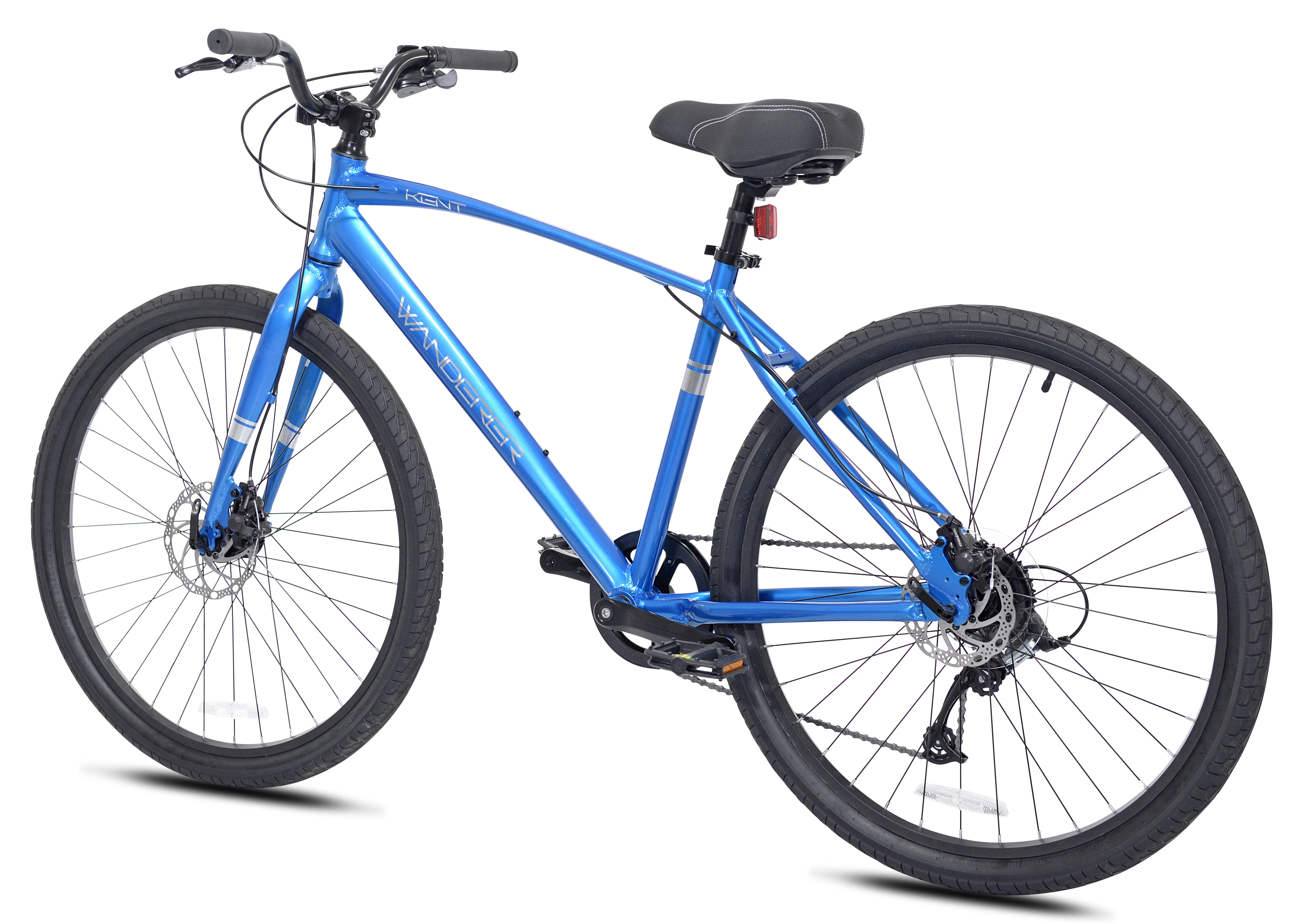 Kent Bicycles 27.5 in. Wanderer Men's Aluminum All-Terrain Bicycle, Blue