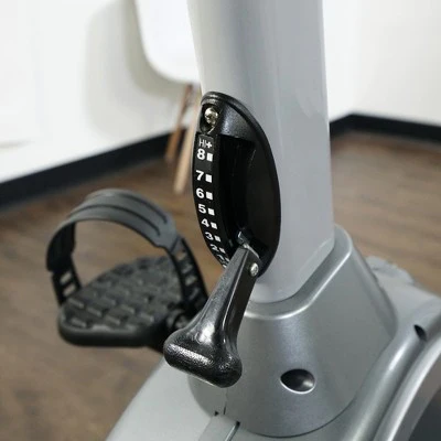 Sunny Health & Fitness  Convertible Recumbent Battery Exercise Bike - Silver