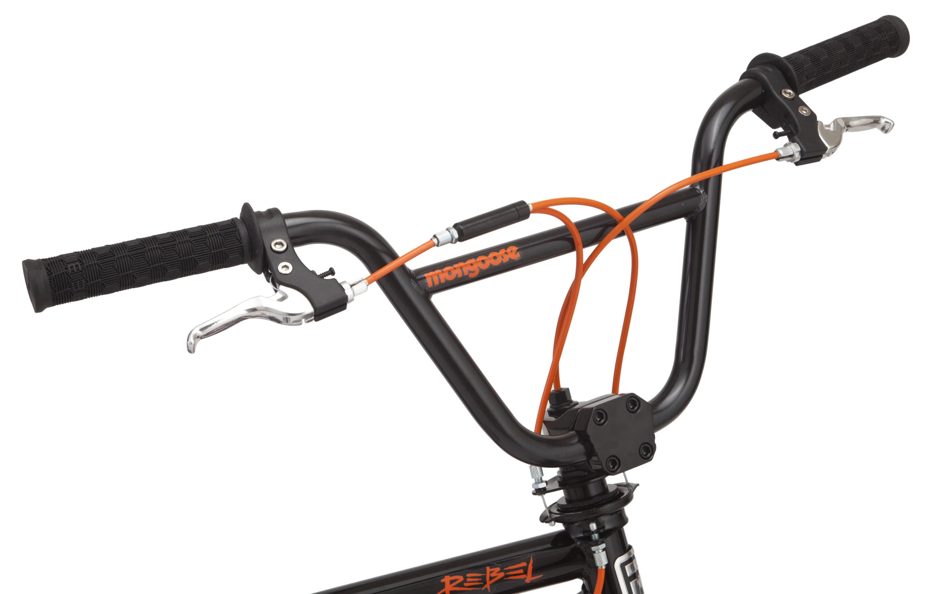 Mongoose Rebel Freestyle Kids BMX Bike, 20-inch mag wheels, ages 6 and up, Black, boys, girls