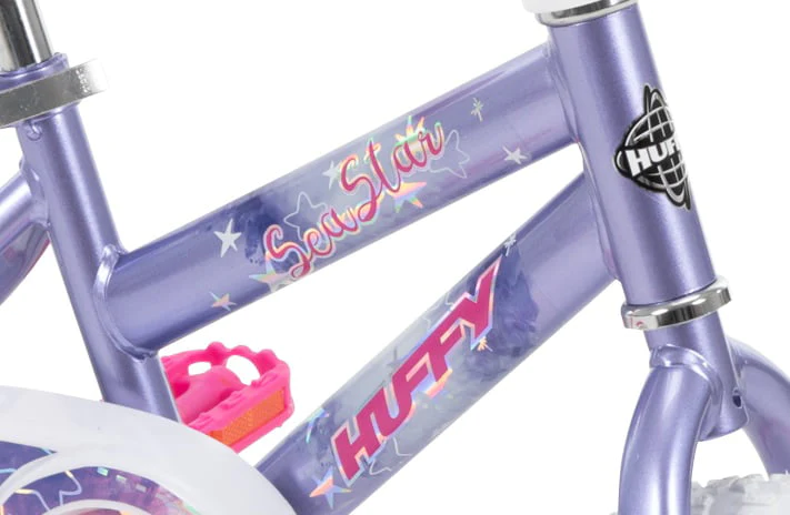 12 In. Sea Star Girl's Sidewalk Bike, Lilac Purple