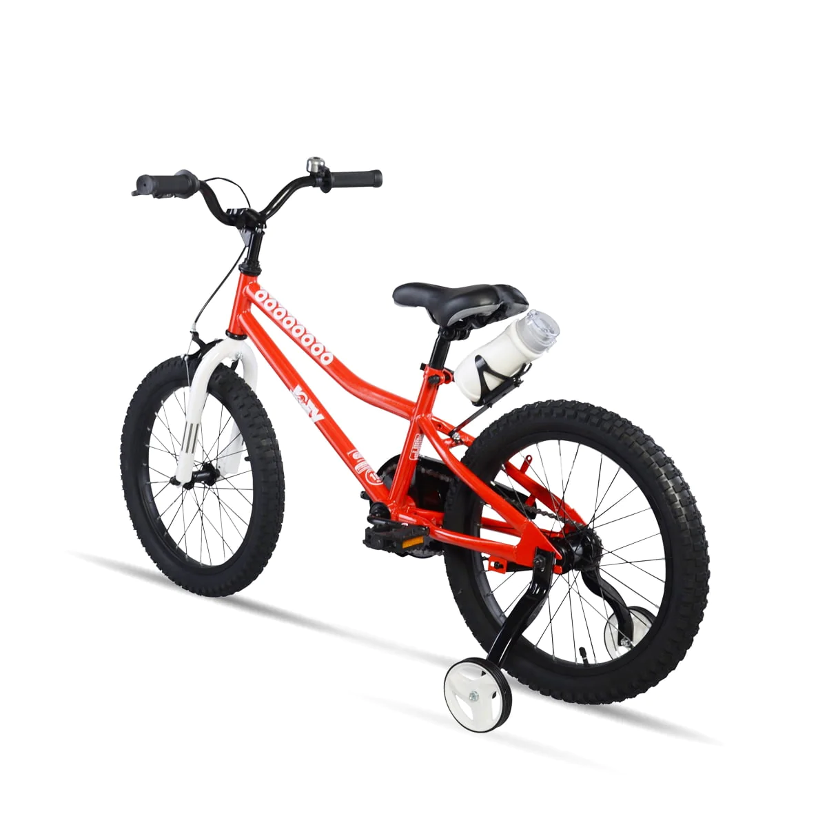 Joey Hopper 18 Inch Easy Assembly Kid's Bicycle, Bell Included, Red