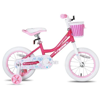 Joystar Angel Kids Toddler Training Balance Bike Bicycle with Training Wheels, Rubber Air Free Tires, and Coaster Brake, Ages 2 to 4
