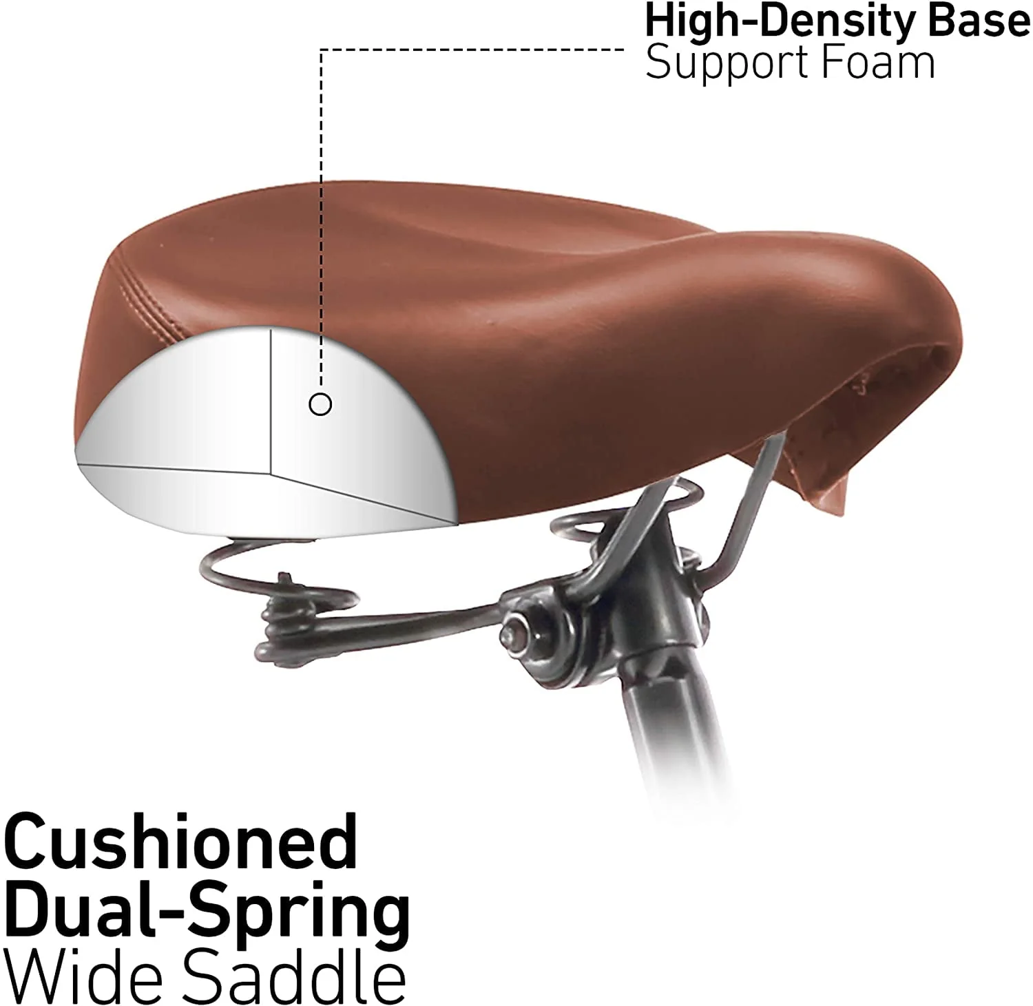 sixthreezero Around the Block Women's 7-Speed New Beach Cruiser Bicycle with Rear Rack, 26 In. Wheels, Cream Coffee with Brown Seat and Grips