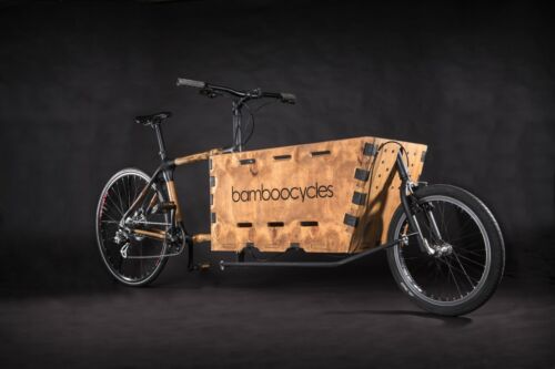 Bamboocycles Merced CARGOBIKE (20"+700x32-8 speed+Disc Brakes) Ships in flat box