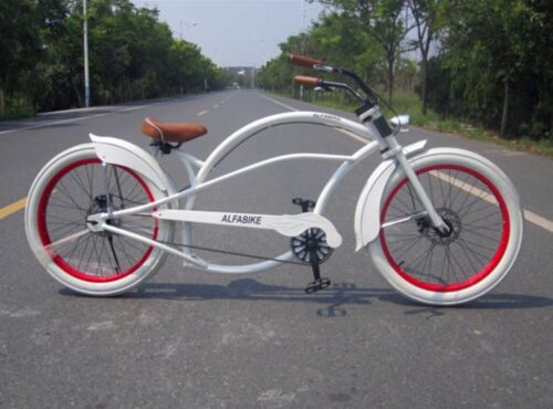 Steel 26in Beach Cruiser Chopper Bike Bicycle