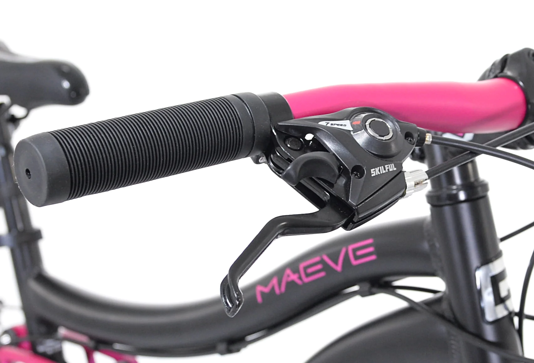 Genesis 26 In. Maeve Women's Mountain Bike, Black and Pink