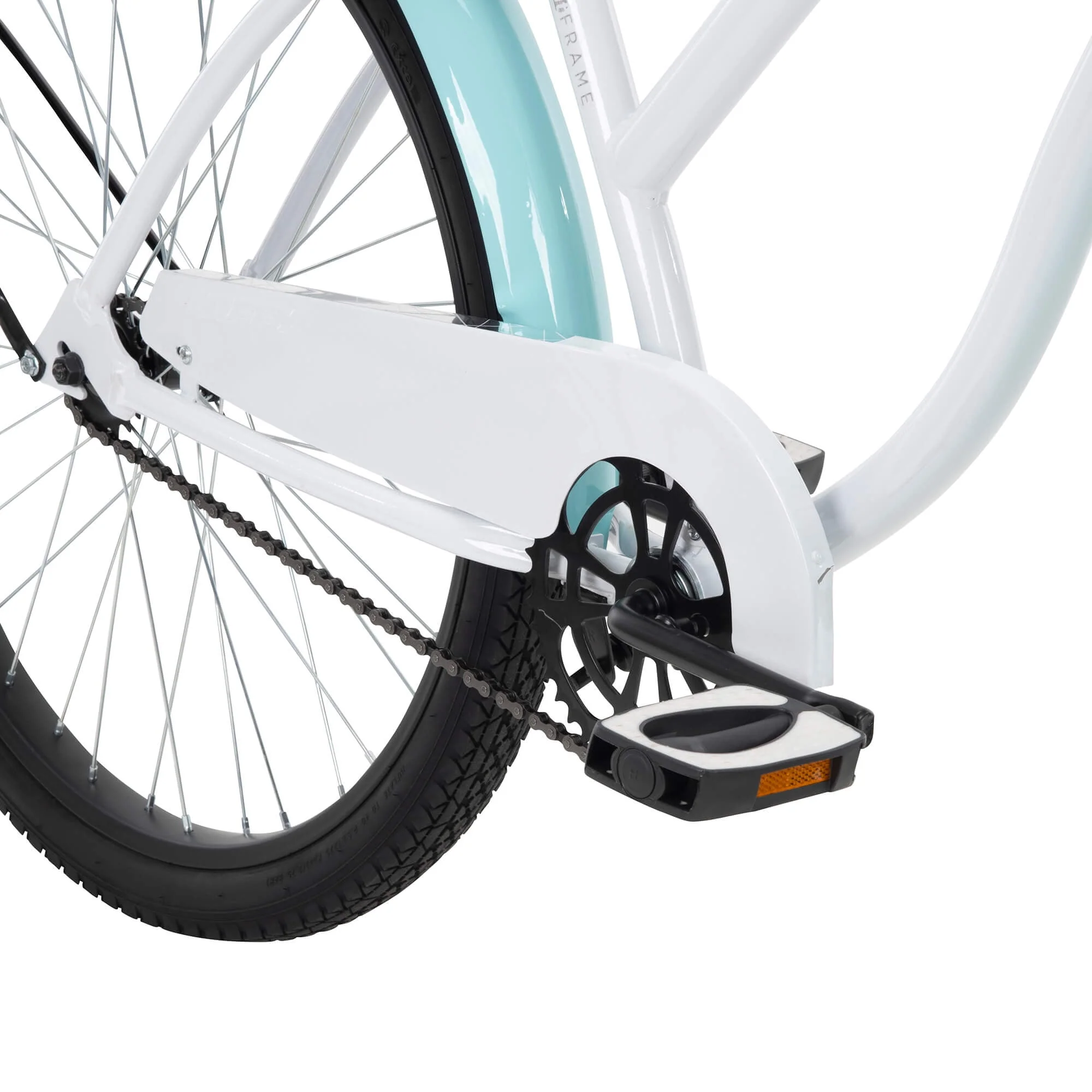 26 In. Carlisle Women's Comfort Cruiser Bike, White