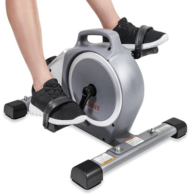 Sunny Health & Fitness Magnetic Mini Exercise Bike - Gray