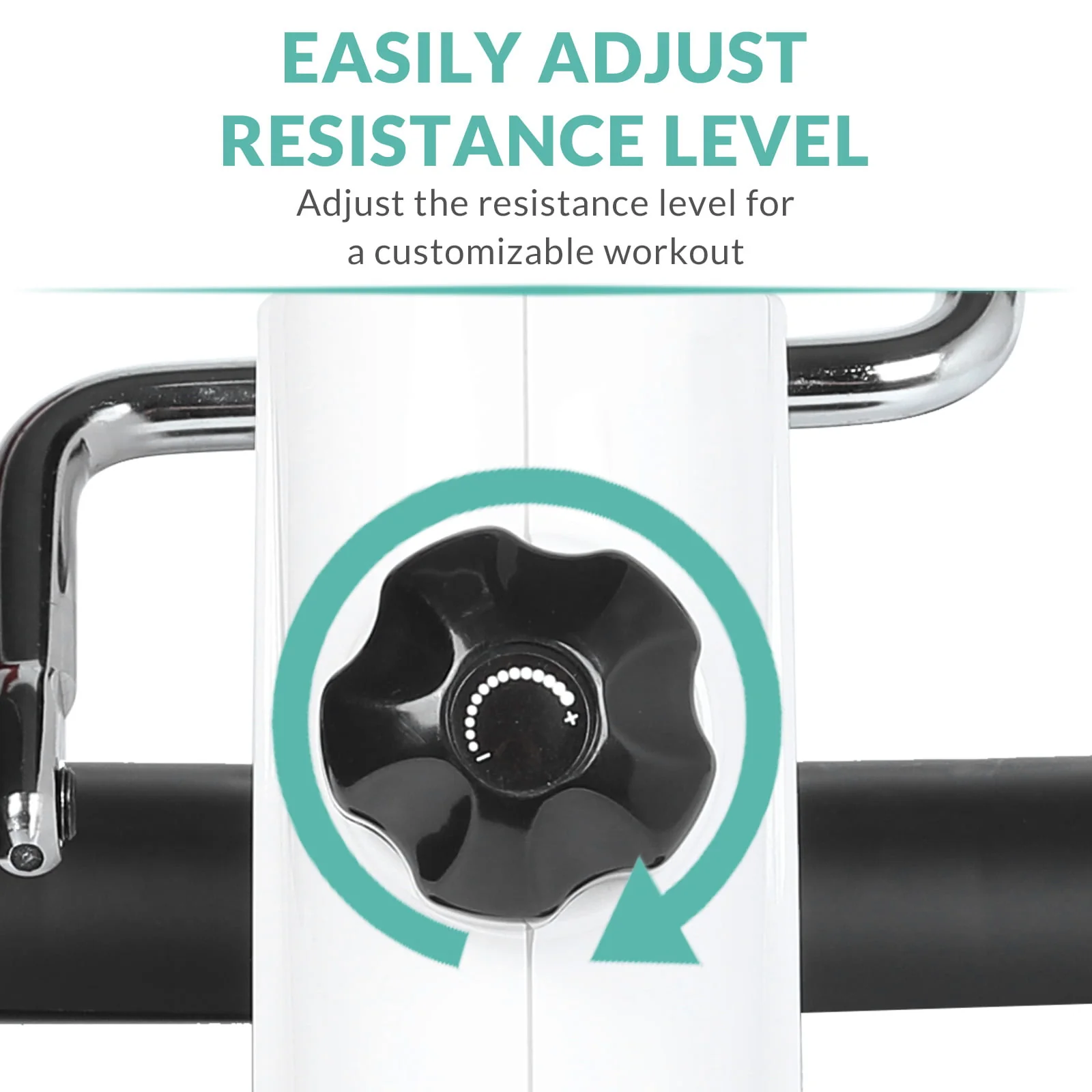 MEETWARM Pedal Exerciser Stationary Bikes for Seniors - Under Desk Mini Exercise Bike Cycle for Office - Arm Leg Floor Peddler Exerciser with LCD Display for Physical Therapy