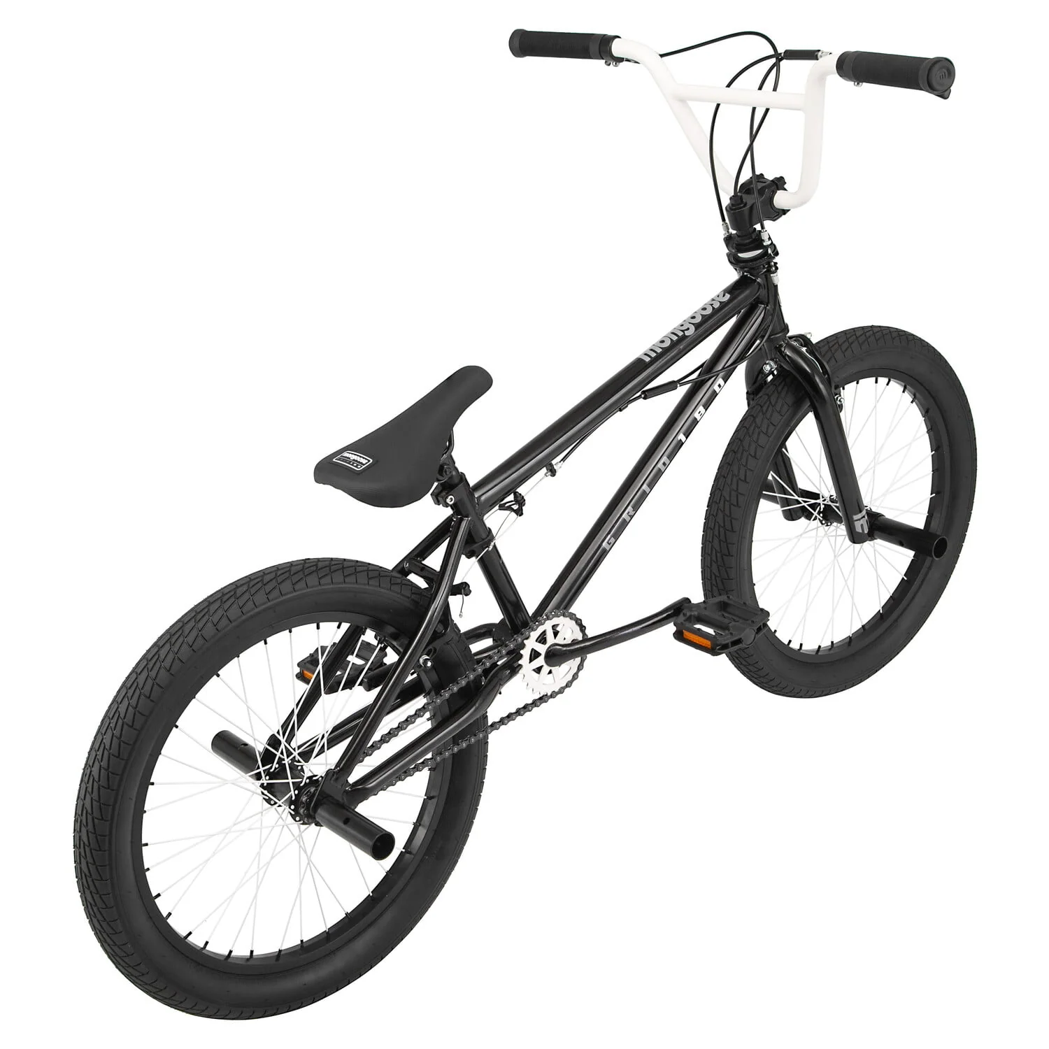 Mongoose Mongoose Grid 180 BMX Freestyle Bike, 20-Inch Wheels, Single Speed, Black