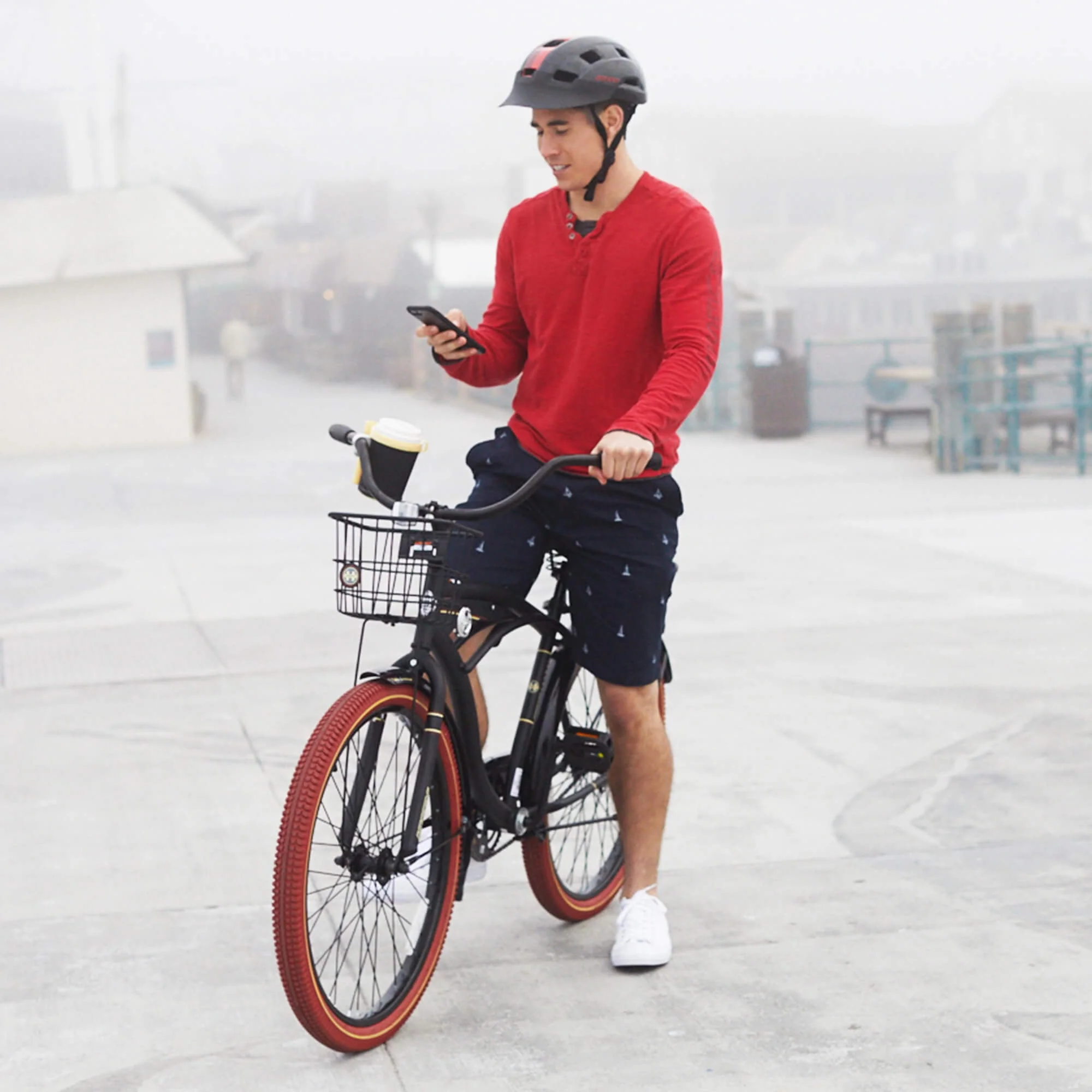 Huffy 26 In. Nel Lusso Men's Single-Speed Comfort Cruiser Bike, Black