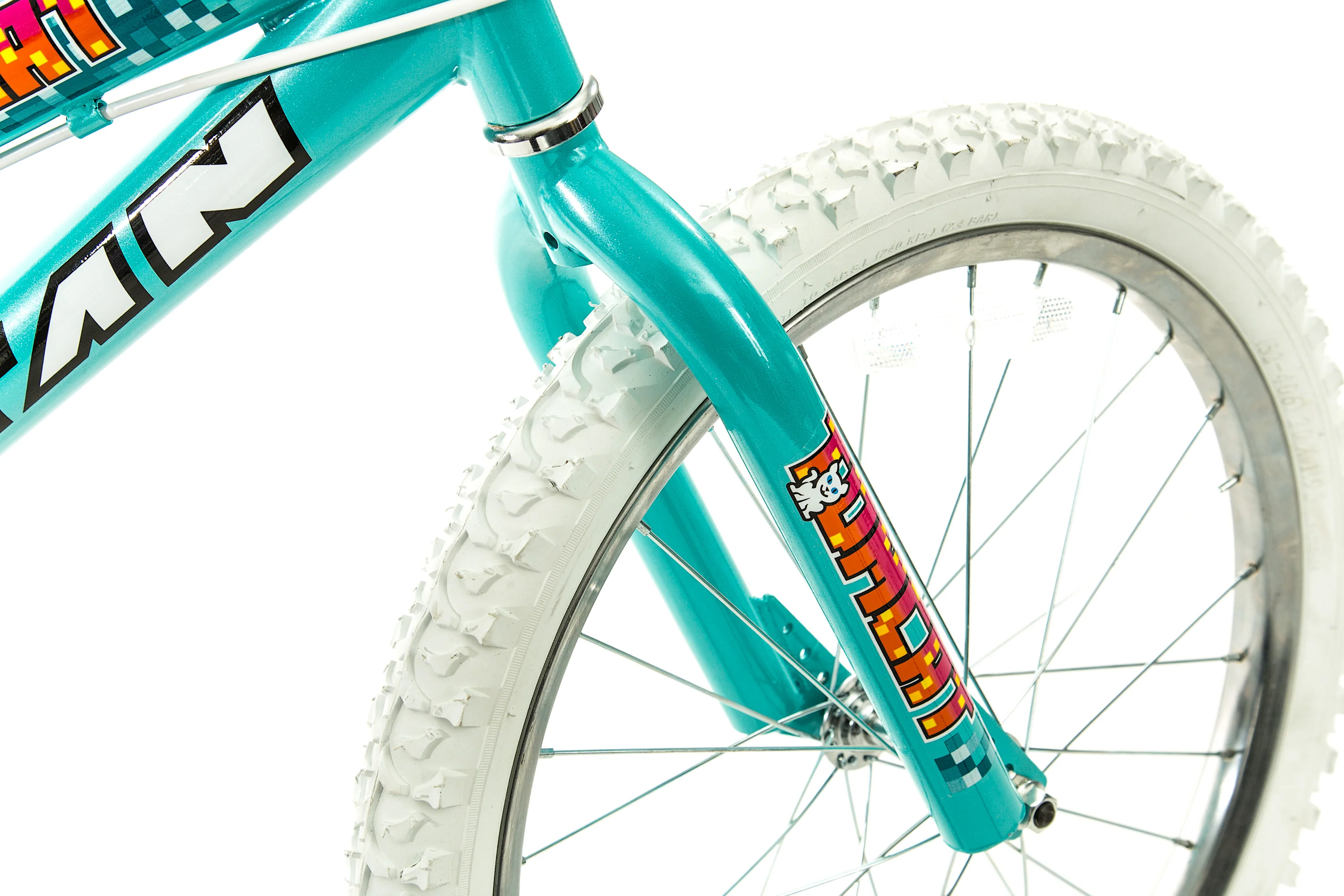 Titan #20141-91 Tomcat Girls BMX Bike with Pads, Teal Blue, 20-Inch Wheel